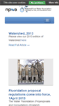 Mobile Screenshot of npwa.org.uk
